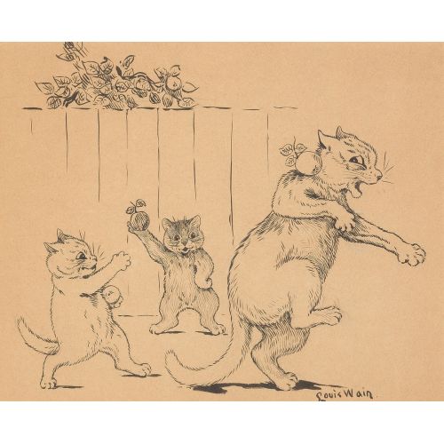 Louis Wain, Elma Utangaçlığı