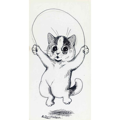 Louis Wain, Atlama Yapan Kedi Louis Wain, Atlama Yapan Kedi