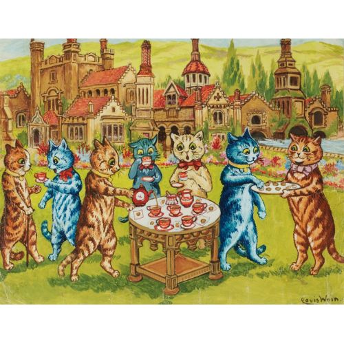 Louis Wain, Bahçede Çay Partisi