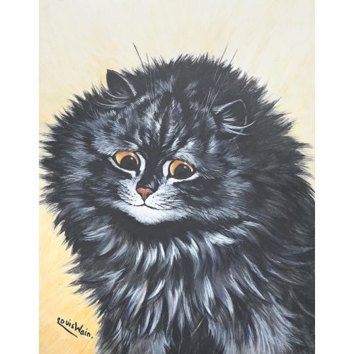 Louis Wain, Black Cat Art Nouveau Art Movements Louis Wain, Black Cat, Art Nouveau, can be purchased or downloaded as a