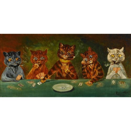 Louis Wain, Kart Oyunu