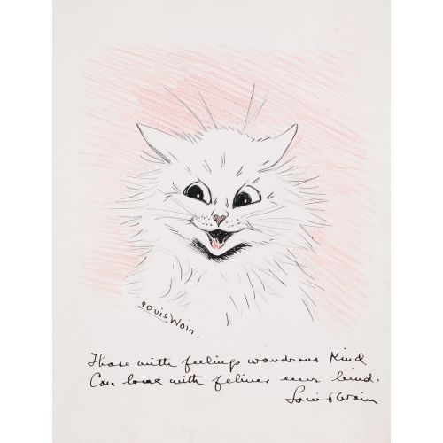 Louis Wain, Kedi