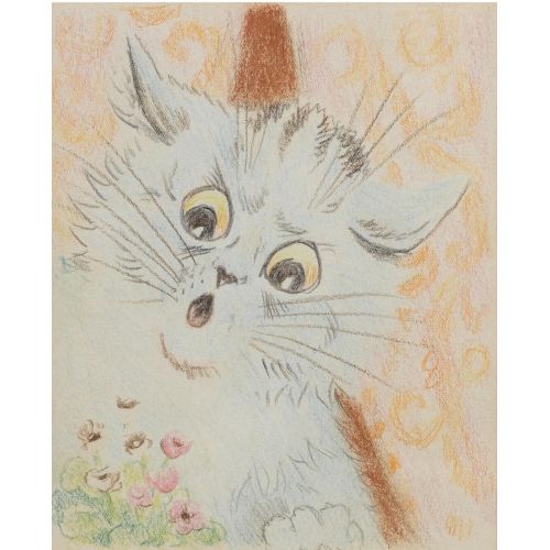 Louis Wain, Çiçekler Arasında Kedi