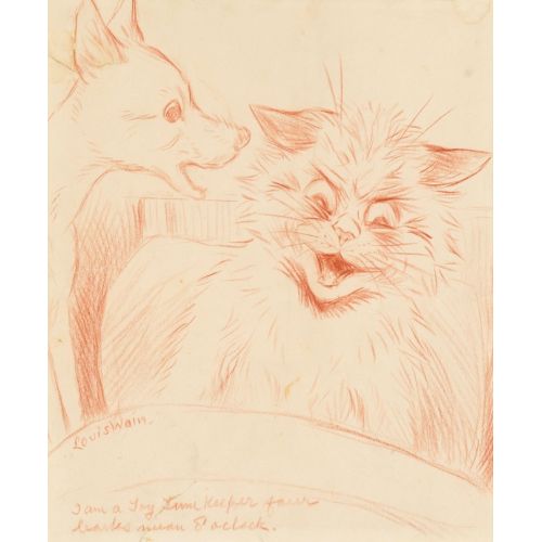 Louis Wain, Kedi Ve Köpek