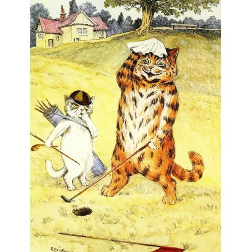 Louis Wain, Kediler Golf Oynuyor