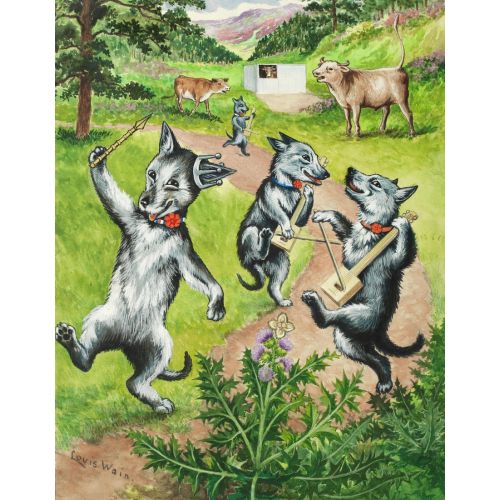 Louis Wain, Dans Eden Köpekler