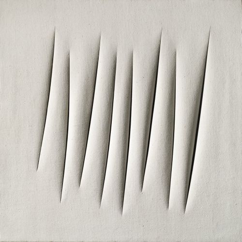 Lucio Fontana, Concetto Spaziale Attese Grey 3 Lucio Fontana, Concetto Spaziale Attese Grey 3