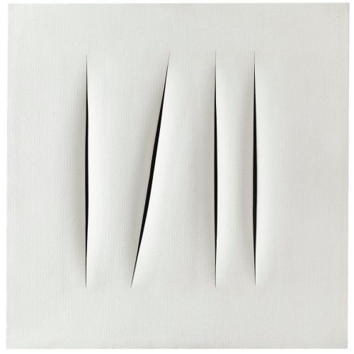 Lucio Fontana, Concetto Spaziale, Attese White 10 Lucio Fontana, Concetto Spaziale, Attese White 10