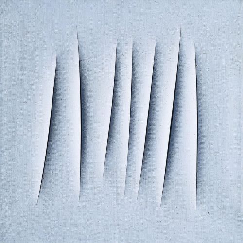 Lucio Fontana, Concetto Spaziale, Attese Grey 1 Lucio Fontana, Concetto Spaziale, Attese Grey 1