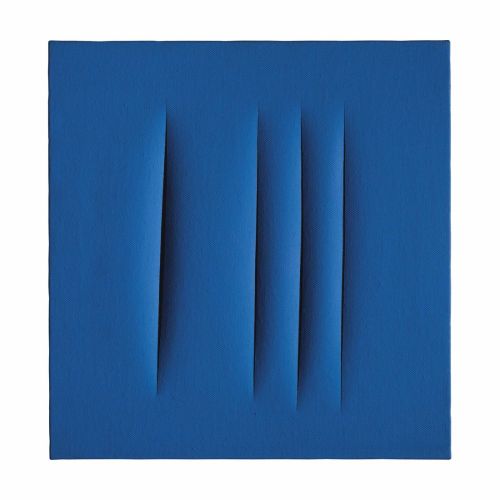 Lucio Fontana, Concetto Spaziale Attesa, Blue Lucio Fontana, Concetto Spaziale Attesa, Blue