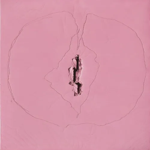 Lucio Fontana, Concetto Spaziale Pembe 4 Soyut Lucio Fontana, Concetto Spaziale Pembe 4 Soyut Sanat Akımları Kanvas Efektli Tablo, Resim Kağıdı Baskısı, Reprodüksiyon