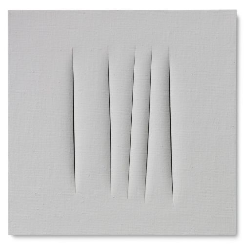 Lucio Fontana, Concetto Spaziale, Attese Grey 6 Lucio Fontana, Concetto Spaziale, Attese Grey 6