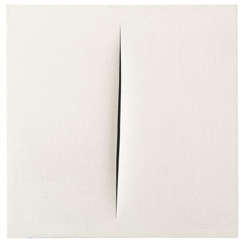 Lucio Fontana, Concetto Spaziale, Attese, White 19 Lucio Fontana, Concetto Spaziale, Attese, White 19