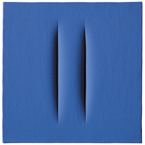 Lucio Fontana, Concetto Spaziale Attese, Blue Lucio Fontana, Concetto Spaziale Attese, Blue