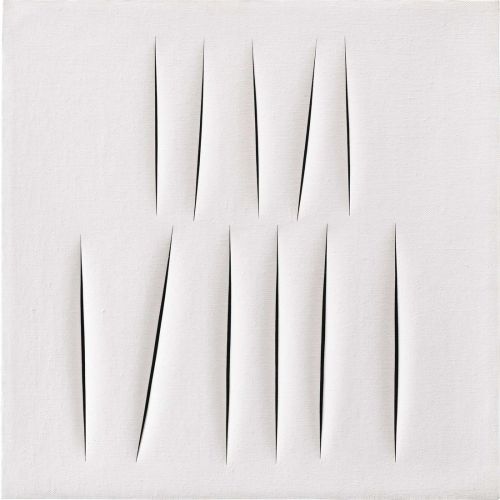 Lucio Fontana, Concetto Spaziale, Attese White 12 Lucio Fontana, Concetto Spaziale, Attese White 12