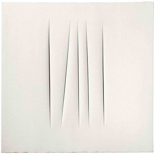 Lucio Fontana, Concetto Spaziale Attese White 29 Lucio Fontana, Concetto Spaziale Attese White 29