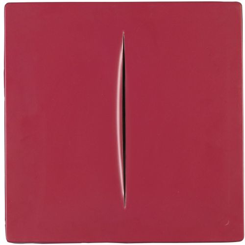 Lucio Fontana, Concetto Spaziale, Rosso Lucio Fontana, Concetto Spaziale, Rosso