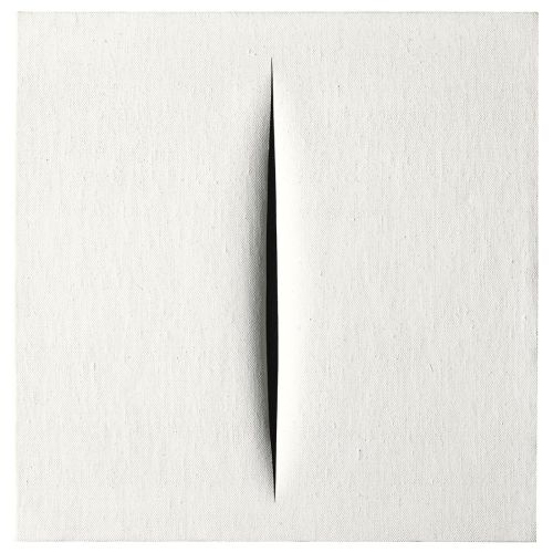 Lucio Fontana, Concetto Spaziale, Attese White 6 Lucio Fontana, Concetto Spaziale, Attese White 6