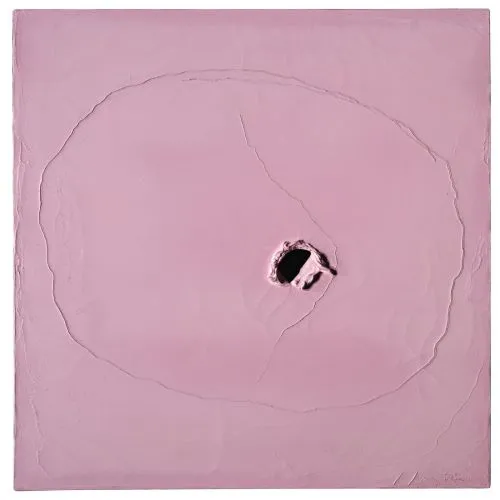 Lucio Fontana, Concetto Spaziale O Soyut Lucio Fontana, Concetto Spaziale O Soyut Sanat Akımları Kanvas Efektli Tablo, Resim Kağıdı Baskısı, Reprodüksiyon ve