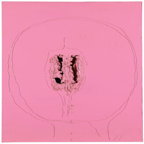 Lucio Fontana, Concetto Spaziale, Pink 3 Lucio Fontana, Concetto Spaziale, Pink 3