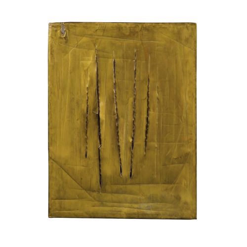 Lucio Fontana, Concetto Spaziale, Attese, Gold Lucio Fontana, Concetto Spaziale, Attese, Gold