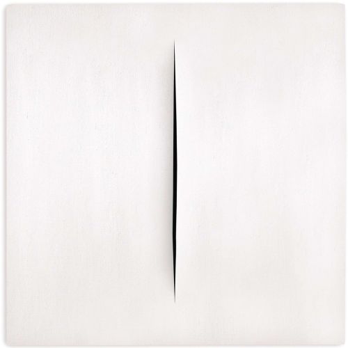 Lucio Fontana, Concetto Spaziale, Attesa White 26 Lucio Fontana, Concetto Spaziale, Attesa White 26