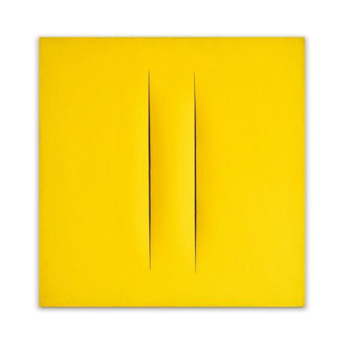 Lucio Fontana, Attese Yellow 3
