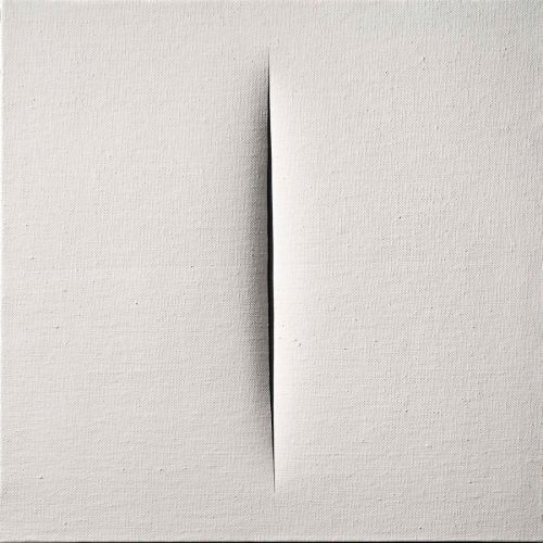 Lucio Fontana, Concetto Spaziale Attesa White 21 Lucio Fontana, Concetto Spaziale Attesa White 21