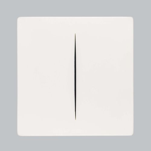 Lucio Fontana, Concetto Spaziale White 32 Lucio Fontana, Concetto Spaziale White 32