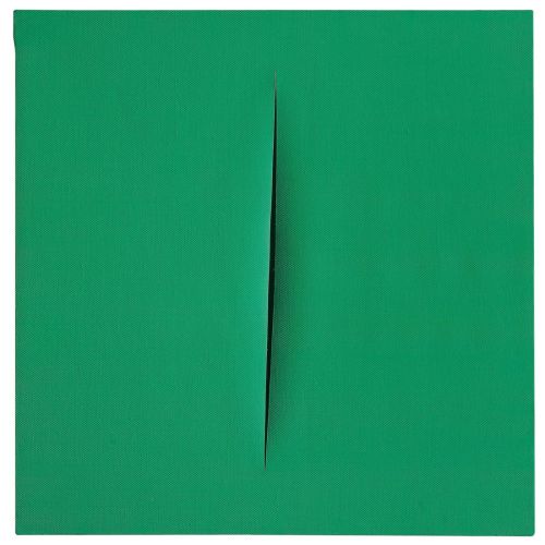 Lucio Fontana, Concetto Spaziale Attese Green 2 Lucio Fontana, Concetto Spaziale Attese Green 2