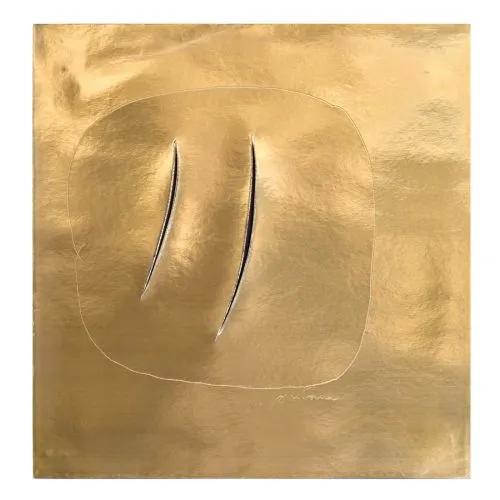 Lucio Fontana, Concetto Spaziale, Attese Abstract Lucio Fontana, Concetto Spaziale, Attese Abstract Art Movements Canvas, Drawing Paper Prints, Reproduction Oil Painting and High