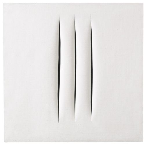 Lucio Fontana, Attese White 7