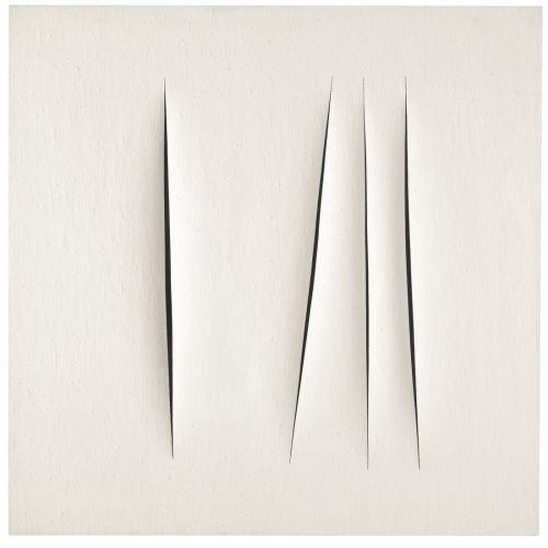 Lucio Fontana, Attese White 5