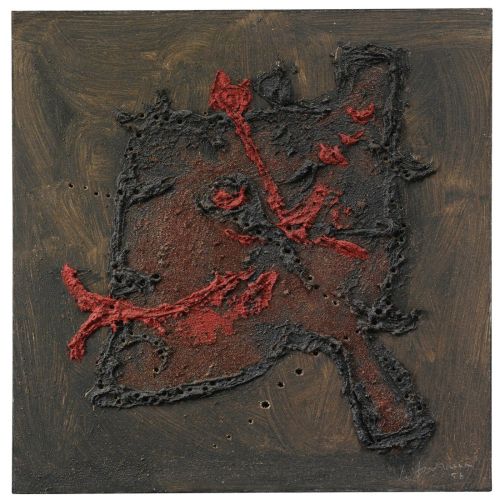Lucio Fontana, Sand And Glitter Lucio Fontana, Sand And Glitter