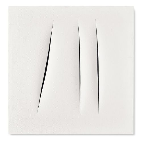 Lucio Fontana, Attese Bianco White 17