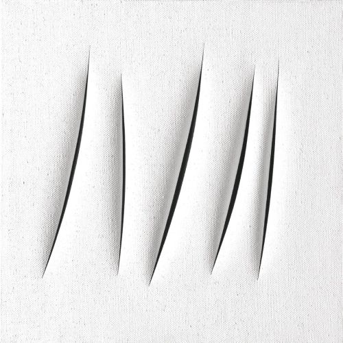 Lucio Fontana, Concetto Spaziale, Attese White 4 Lucio Fontana, Concetto Spaziale, Attese White 4