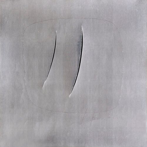 Lucio Fontana, Concetto Spaziale, Attese Grey 5 Lucio Fontana, Concetto Spaziale, Attese Grey 5