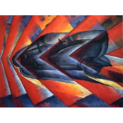 Luigi Russolo, Bir Arabanın Dinamizmi Fütürizm Luigi Russolo, Bir Arabanın Dinamizmi Fütürizm Sanat Akımları