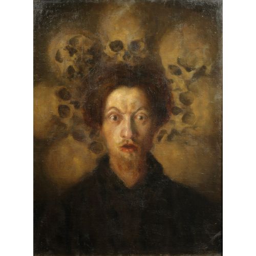 Luigi Russolo, Self portrait with skulls Futurism Luigi Russolo, Self portrait with skulls Futurism Art Movements