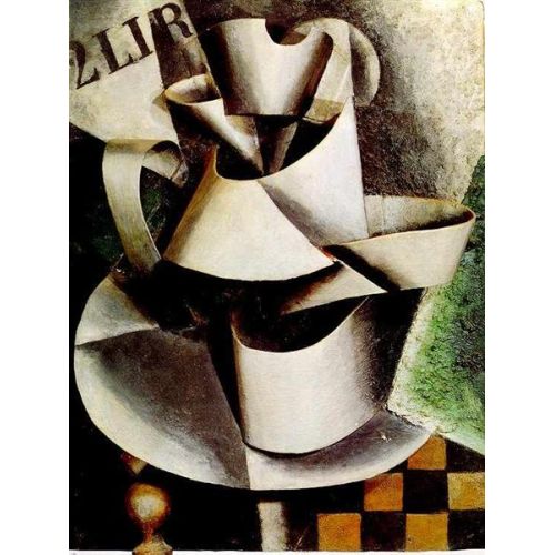 Lyubov Popova The Jug On The Table Cubist Artwork