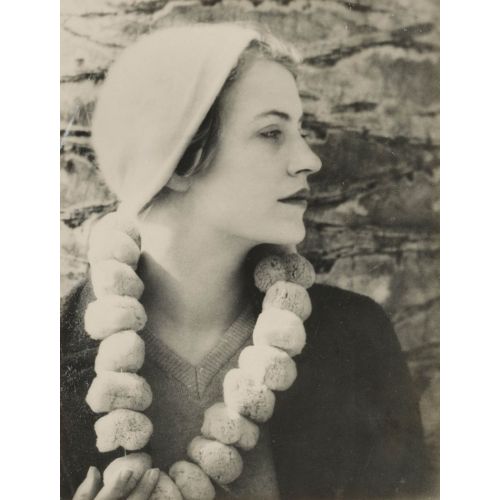 Man Ray, Lee Miller Au Collier D'eponges Juan Les Pins Hiver