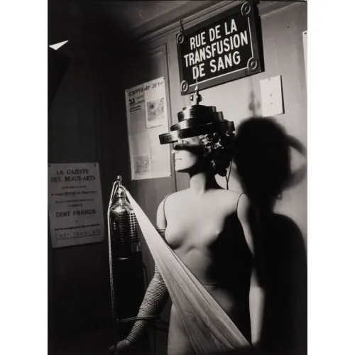 Man Ray, Sürrealist Sergisinden Modeller Dada Sanat Akımları Kanvas Efektli Tablo, Resim Kağıdı Baskısı, Reprodüksiyon