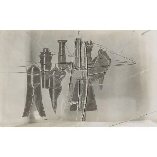 Man Ray, Marcel Duchamptan Dokuz Malik Kalıp Sürrealizm Man Ray, Marcel Duchamptan Dokuz Malik Kalıp Sürrealizm Sanat Akımları Kanvas Efektli Tablo, Resim Kağıdı Baskısı