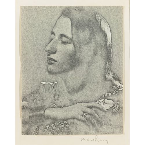 Man Ray, Charlotte Sürrealizm Sanat Akımları Kanvas Efektli Tablo, Resim Kağıdı Baskısı, Reprodüksiyon ve Yüksek
