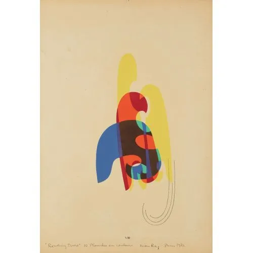 Man Ray, Planche Vııı İssue Des Revolving Doors Sürrealizm Sanat Akımları Kanvas Efektli Tablo, Resim Kağıdı Baskısı
