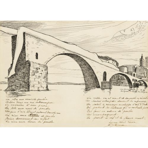 Man Ray, Avignon Köprüsü Man Ray, Avignon Köprüsü