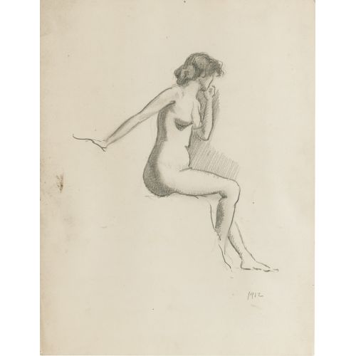 Man Ray, Oturmuş Çıplak II Man Ray, Oturmuş Çıplak II