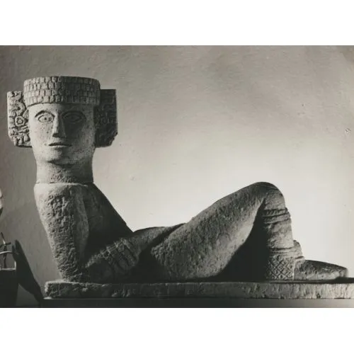 Man Ray, Statue En Pierre Chac Mool Dada Man Ray, Statue En Pierre Chac Mool Dada Art Movements Canvas, Drawing Paper Prints, Reproduction Oil Painting and High