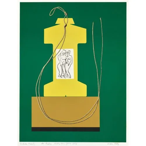 Man Ray, İsimsiz Iv Dada Sanat Akımları Kanvas Efektli Tablo, Resim Kağıdı Baskısı, Reprodüksiyon ve Yüksek