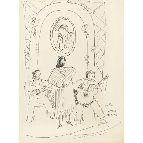 Man Ray, Fado, Lisbon Art Movements  Canvas, Drawing Paper Prints, Reproduction Oil Painting and High Resolution Image Canvas